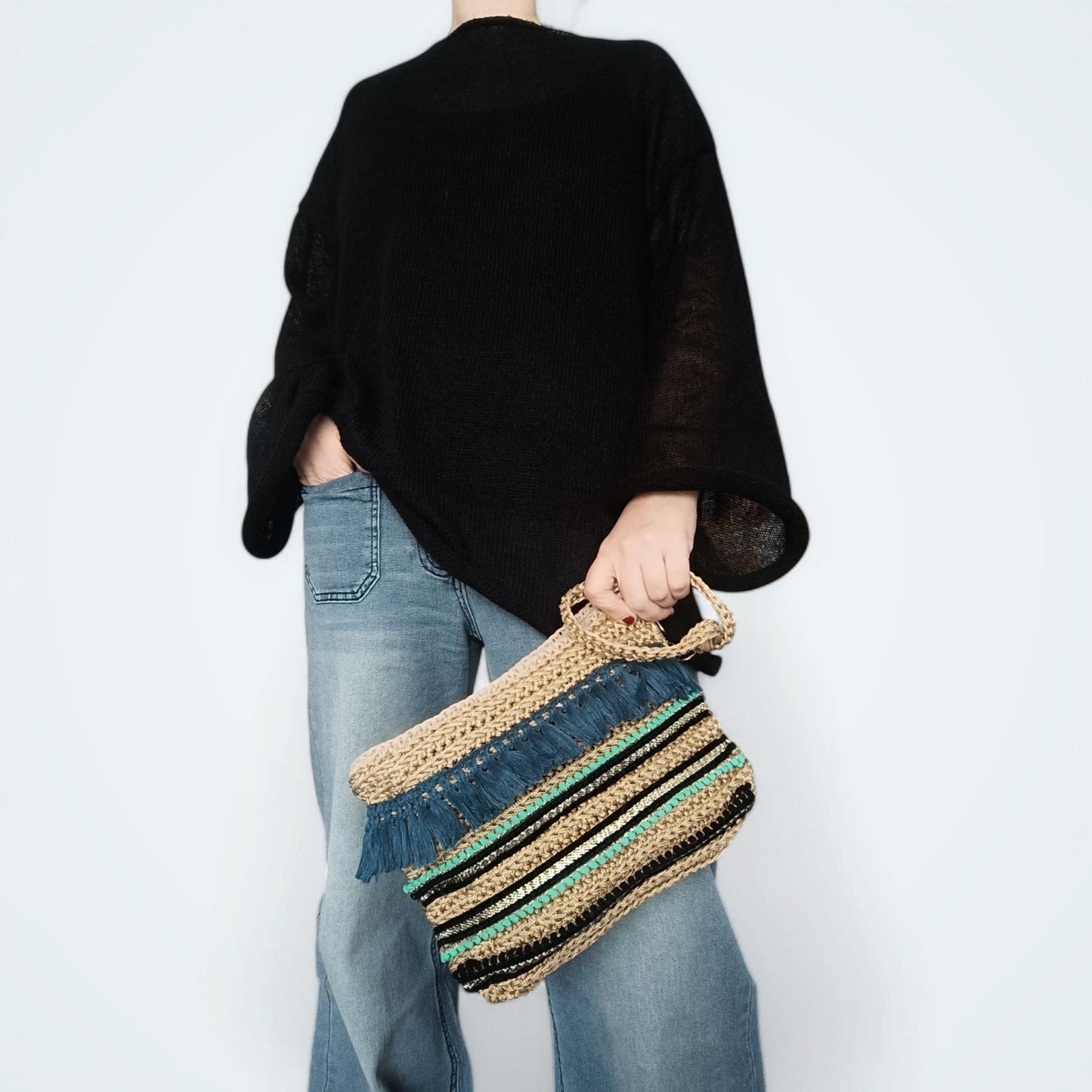 Pochette estiva all'uncinetto